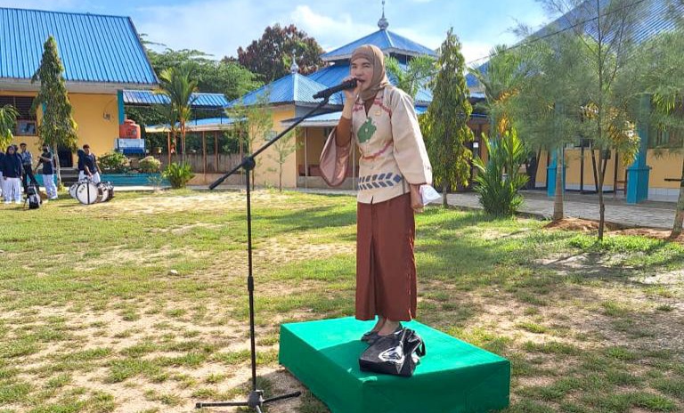 Momen Hari Sumpah Pemuda ke-94, KPU Konsel Gelar Sosialisasi Pendidikan Pemilih di SMAN 2