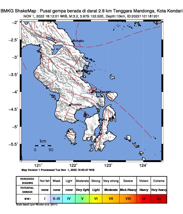 Gempa di Mandonga Kota Kendari, Rudin: Getaran Dirasakan Nyata Dalam Rumah
