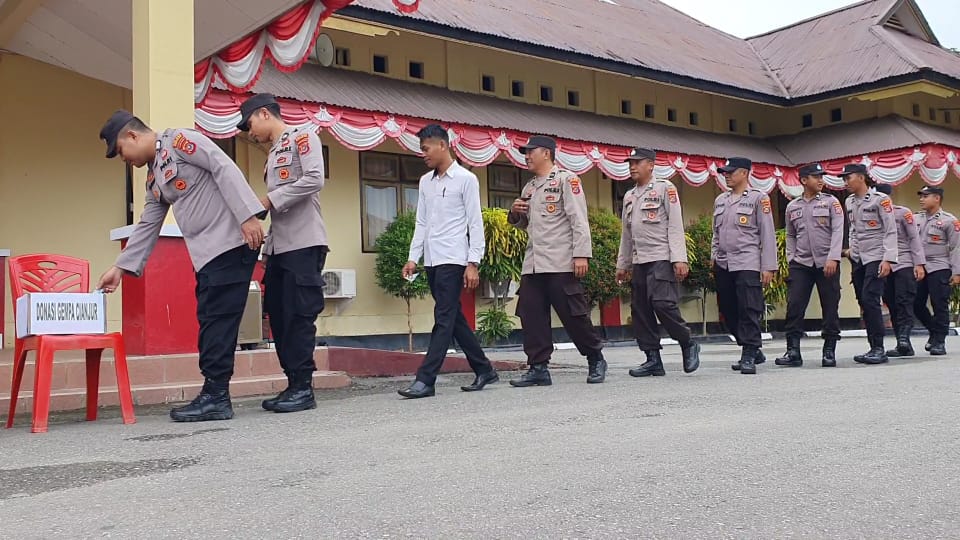 Peduli Gempa Cianjur, Polres Konawe Selatan Kumpulkan Donasi