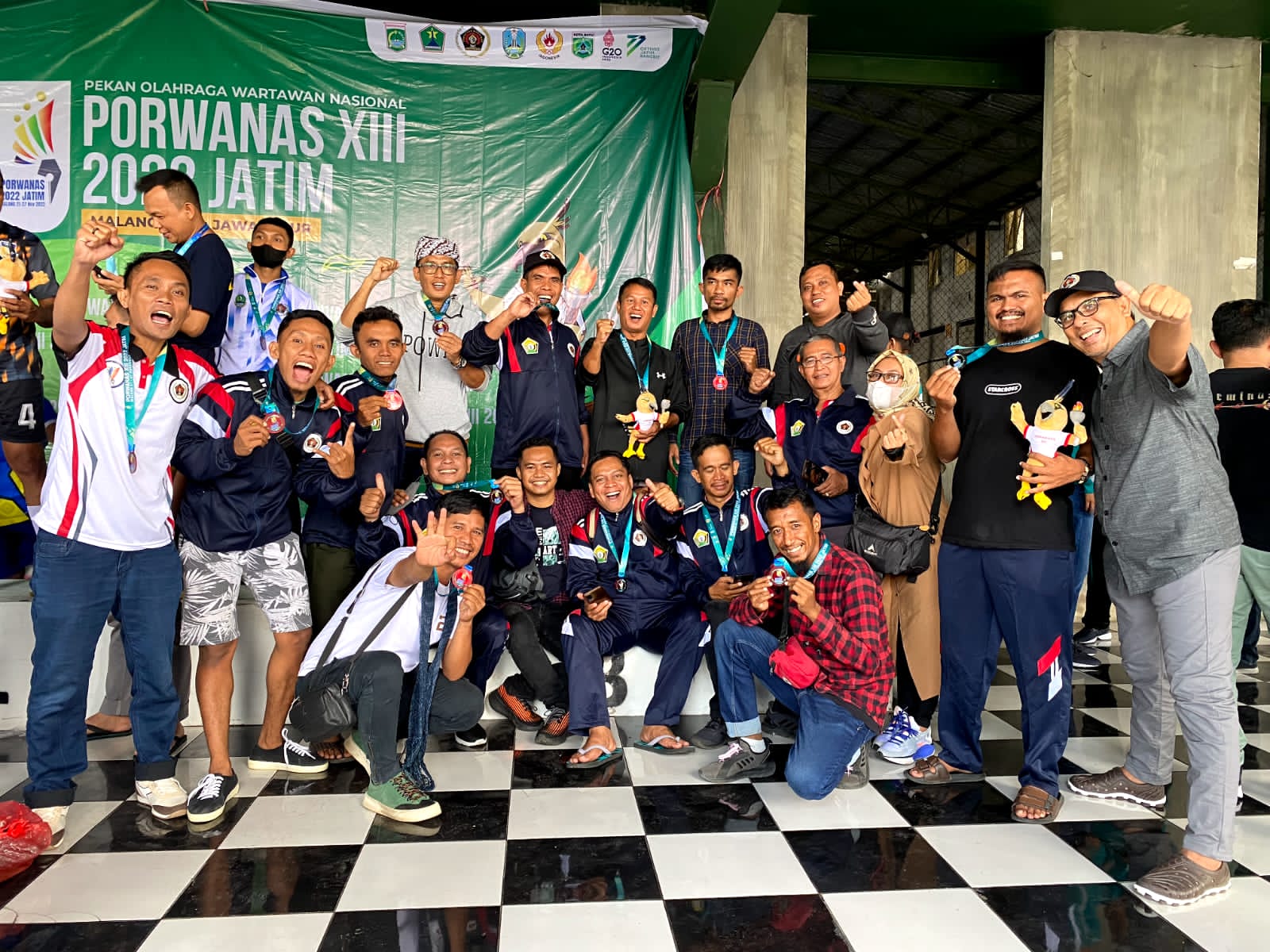 Tampil Impresif Porwanas Jatim, Tim Futsal PWI Sultra Raih Perunggu