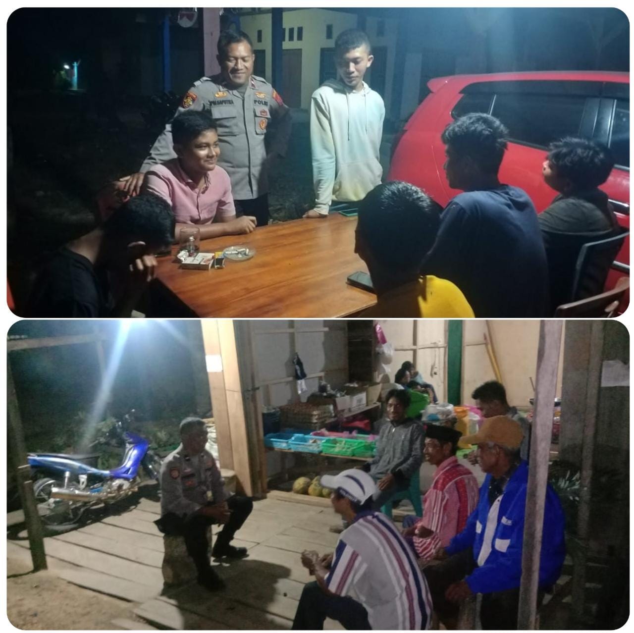 Polsek Mowila Rutin Patroli dan Sambang Warga