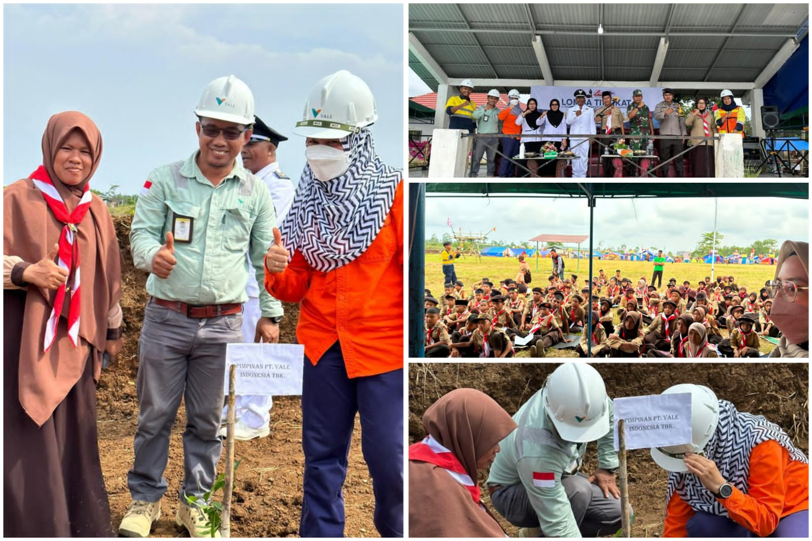 Gandeng Pramuka Bungku Timur, PT Vale Sosialiasi Keselamatan, Lingkungan dan Menanam Pohon