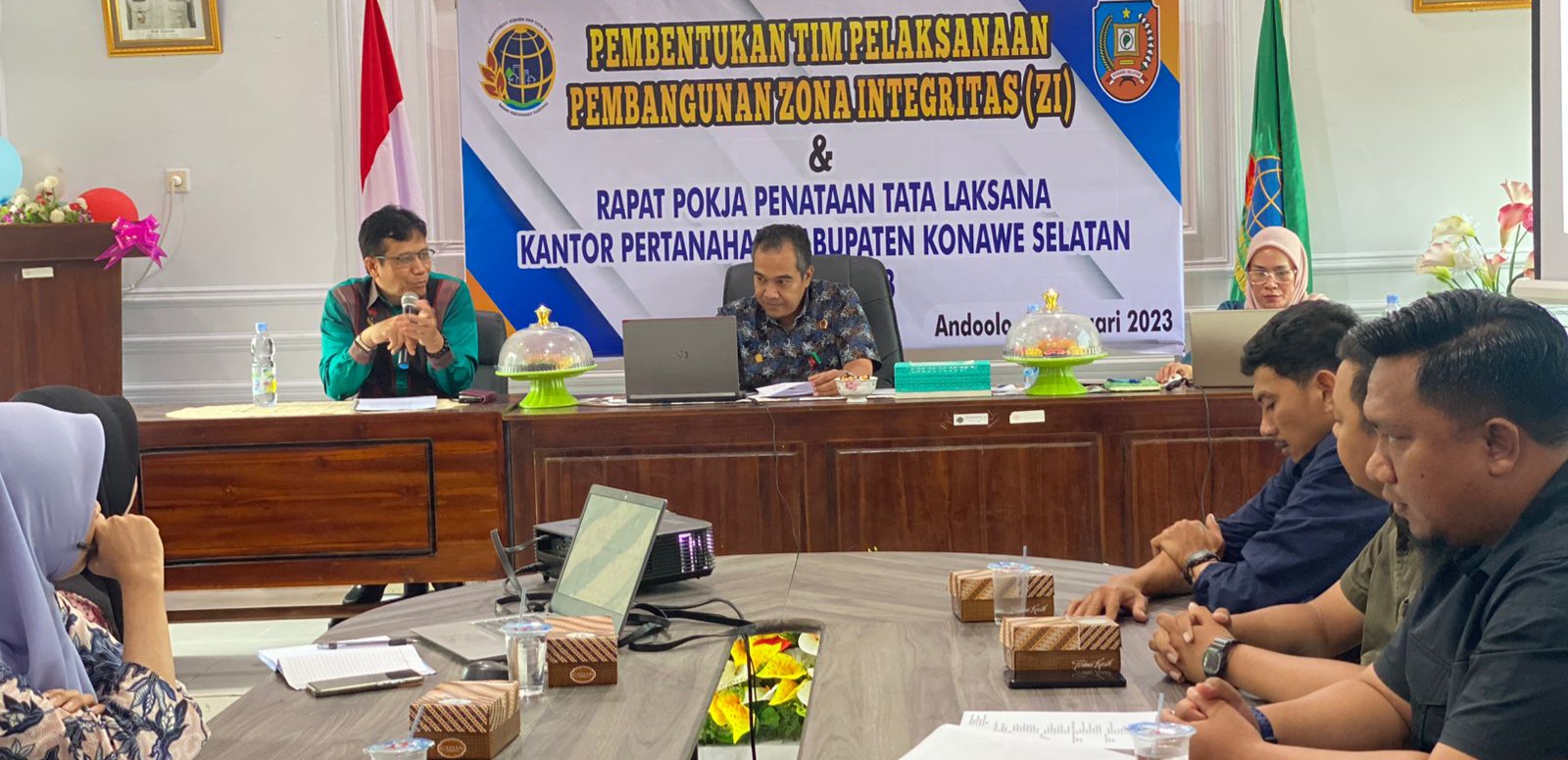 Canangkan WBK dan WBBM, Kepala BPN Konsel: Semoga dapat Dukungan Semua Pihak