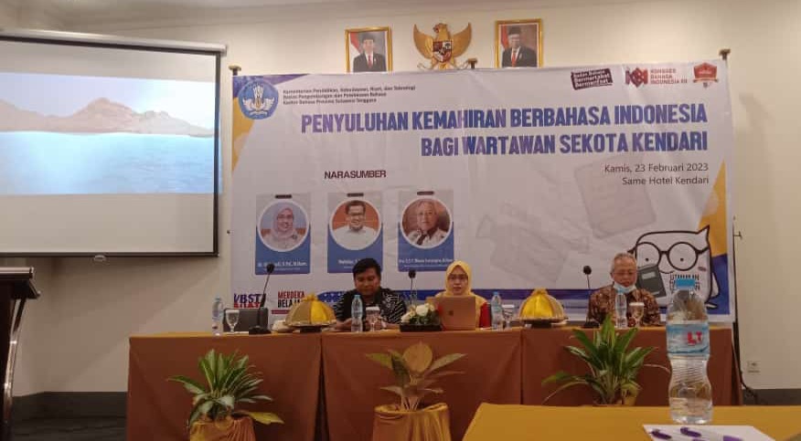 Kantor Bahasa Sulawesi Tenggara Gelar Penyuluhan Kemahiran Berbahasa Indonesia