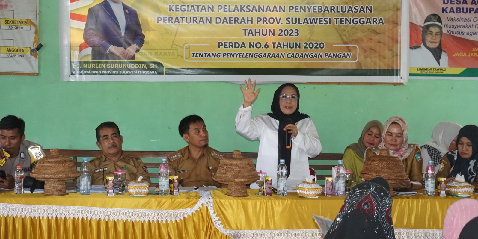 Anggota DPRD Sultra Sosialisasikan Perda Penyelenggaraan Ketahanan Pangan di Konsel