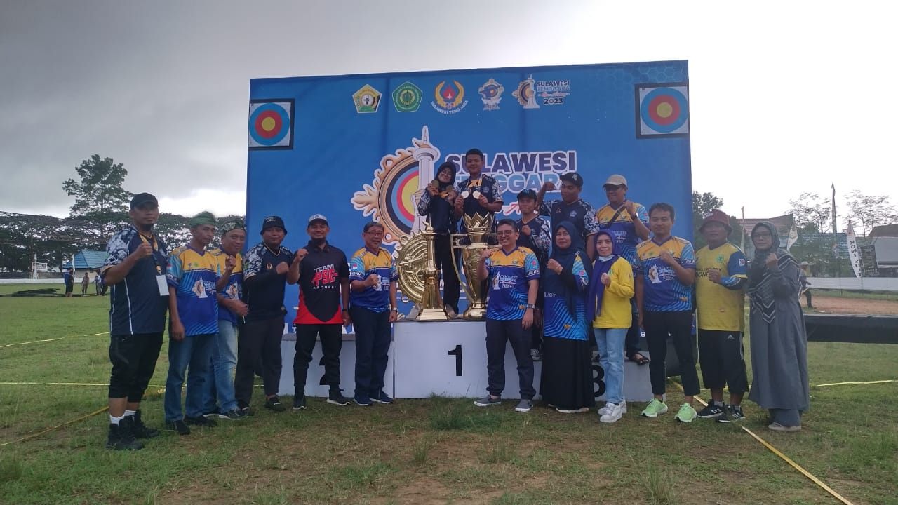Perpani Kendari Juara Umum Kejuaraan Panahan Piala Gubernur Sultra