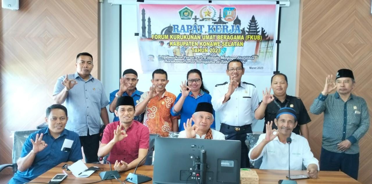 Raker 2023, FKUB Konsel Ajak Umat Jaga Kerukunan, Hindari Pertentangan dan Wujudkan Harmonisasi