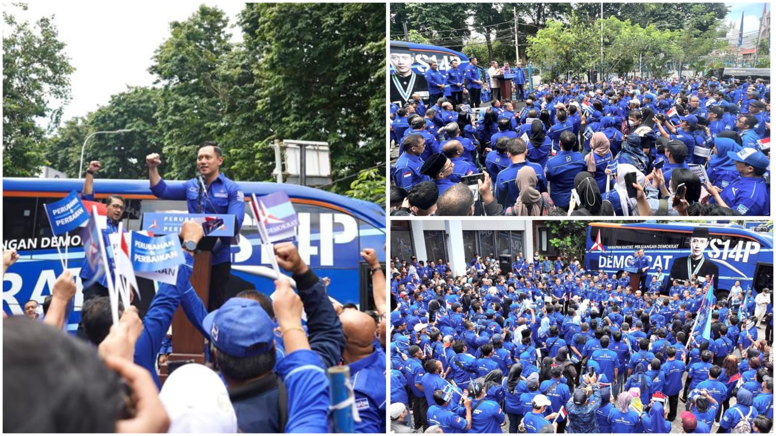 Jaga Kedaulatan, Serentak Ketua Demokrat se-Indonesia Sambangi Pengadilan
