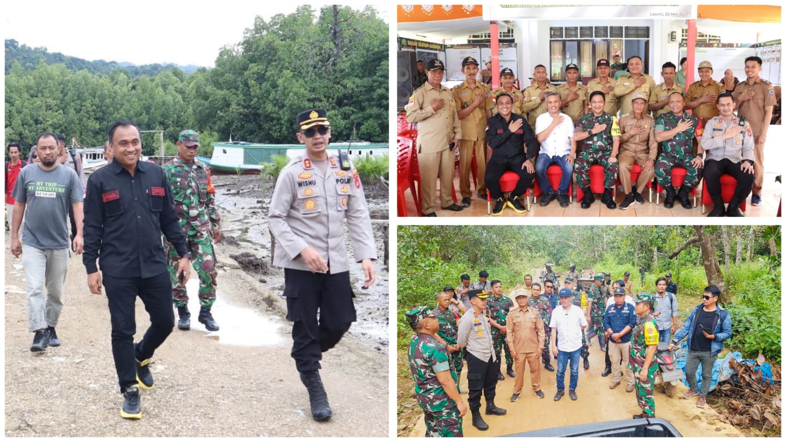 Dampingi Tim Wasev TNI AD, Armal Harap TMMD di Laonti Dapat Merawat Gotong Royong Masyarakat