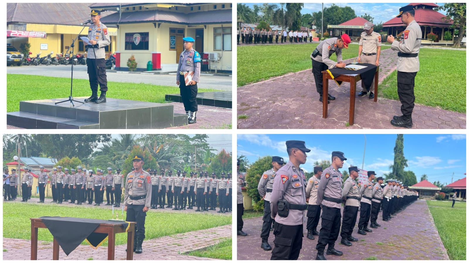 Terima 48 Siswa Diktuba Untuk Latja, Ini Pesan Kapolres Konsel