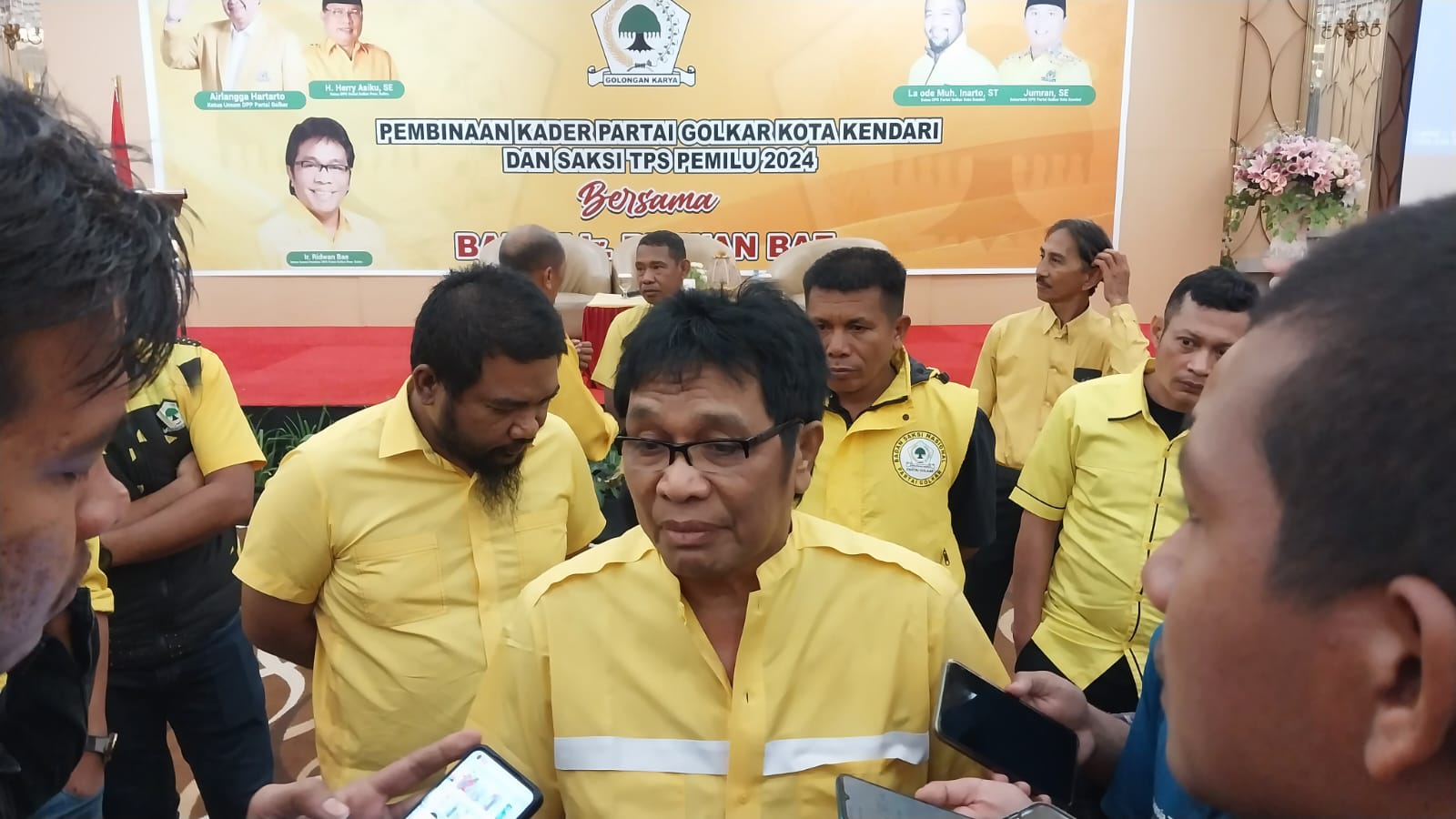 Jelang Pemilu 2024, Ridwan Bae Konsolidasikan Kader dan Saksi TPS Golkar Kota Kendari