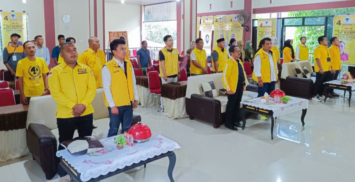 Menangkan Pemilu 2024, BSNPG Sulawesi Tenggara Gelar ToT Saksi di 17 Kabupaten Kota