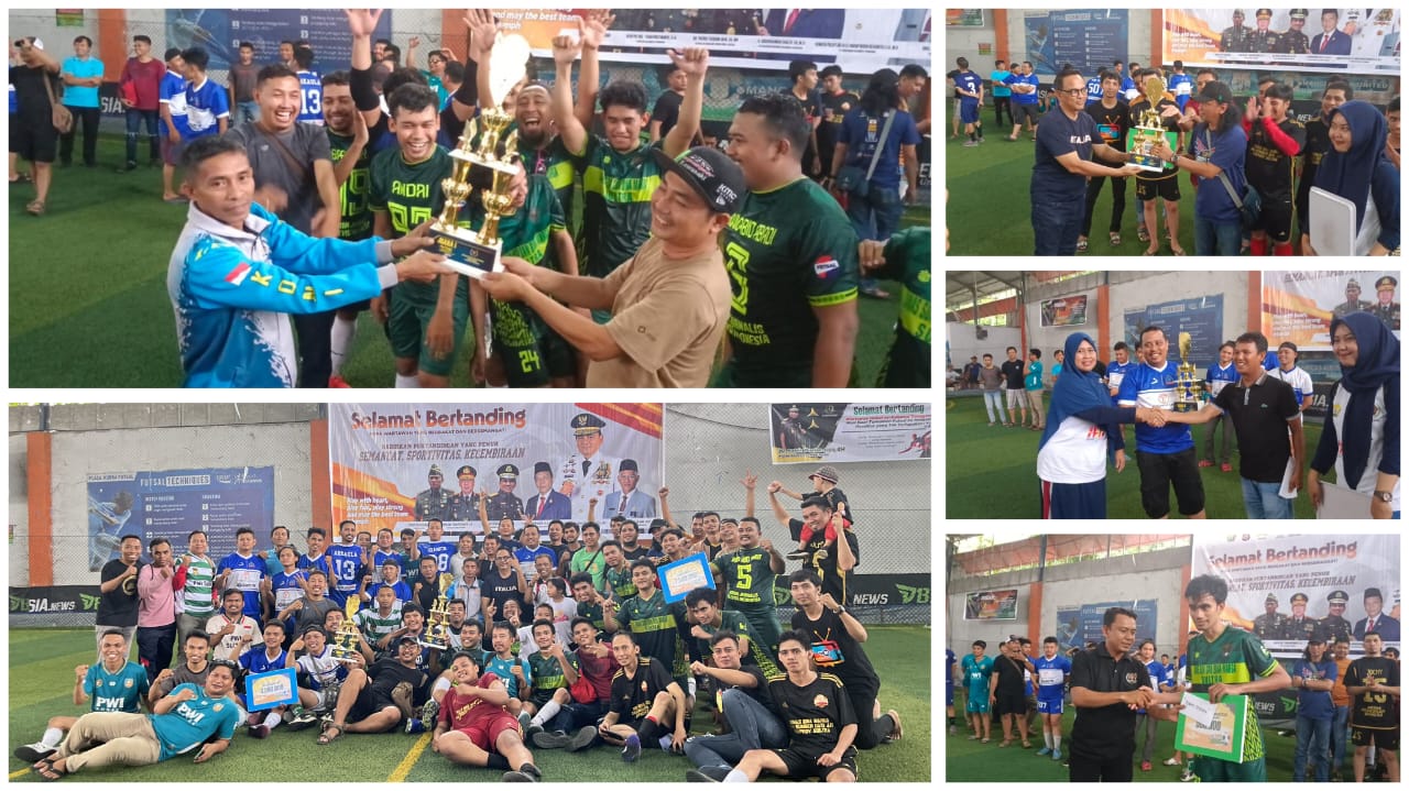 Turnamen Futsal PWI Sultra Cup I Resmi Ditutup, Sarjono: Ajang Silaturahmi dan Memperkokoh Kebersamaan Insan Pers