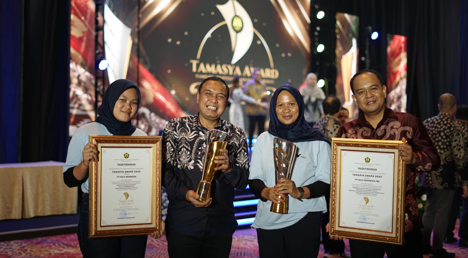 PT Vale Raih Tamasya Awards, Rekognisi Kementerian ESDM untuk Program Sosial