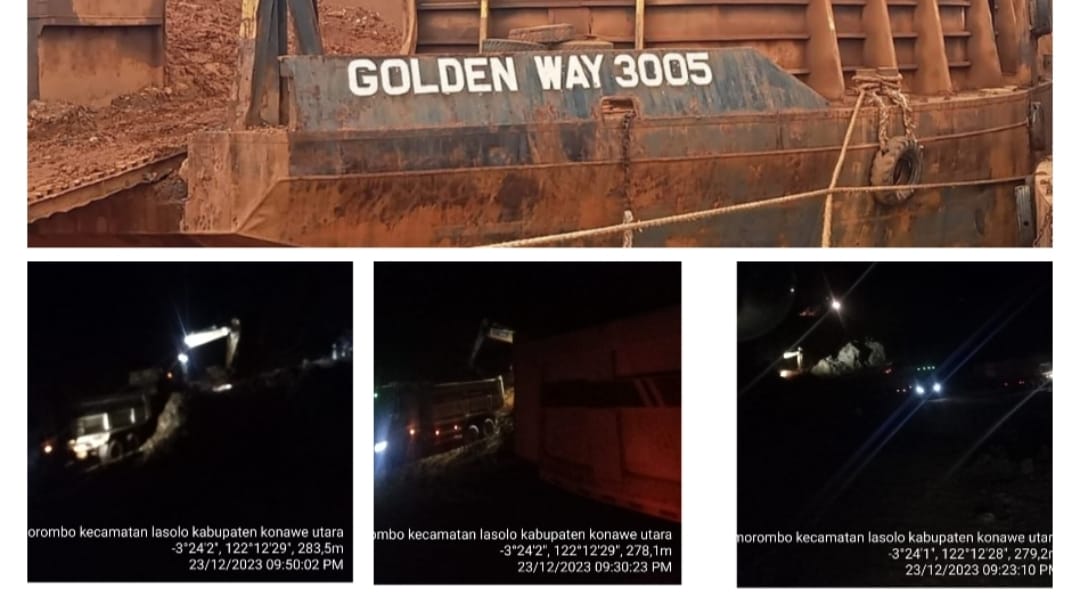 P3D Konawe Utara Menduga Ilegal Mining Masih Terjadi di Blok Marombo