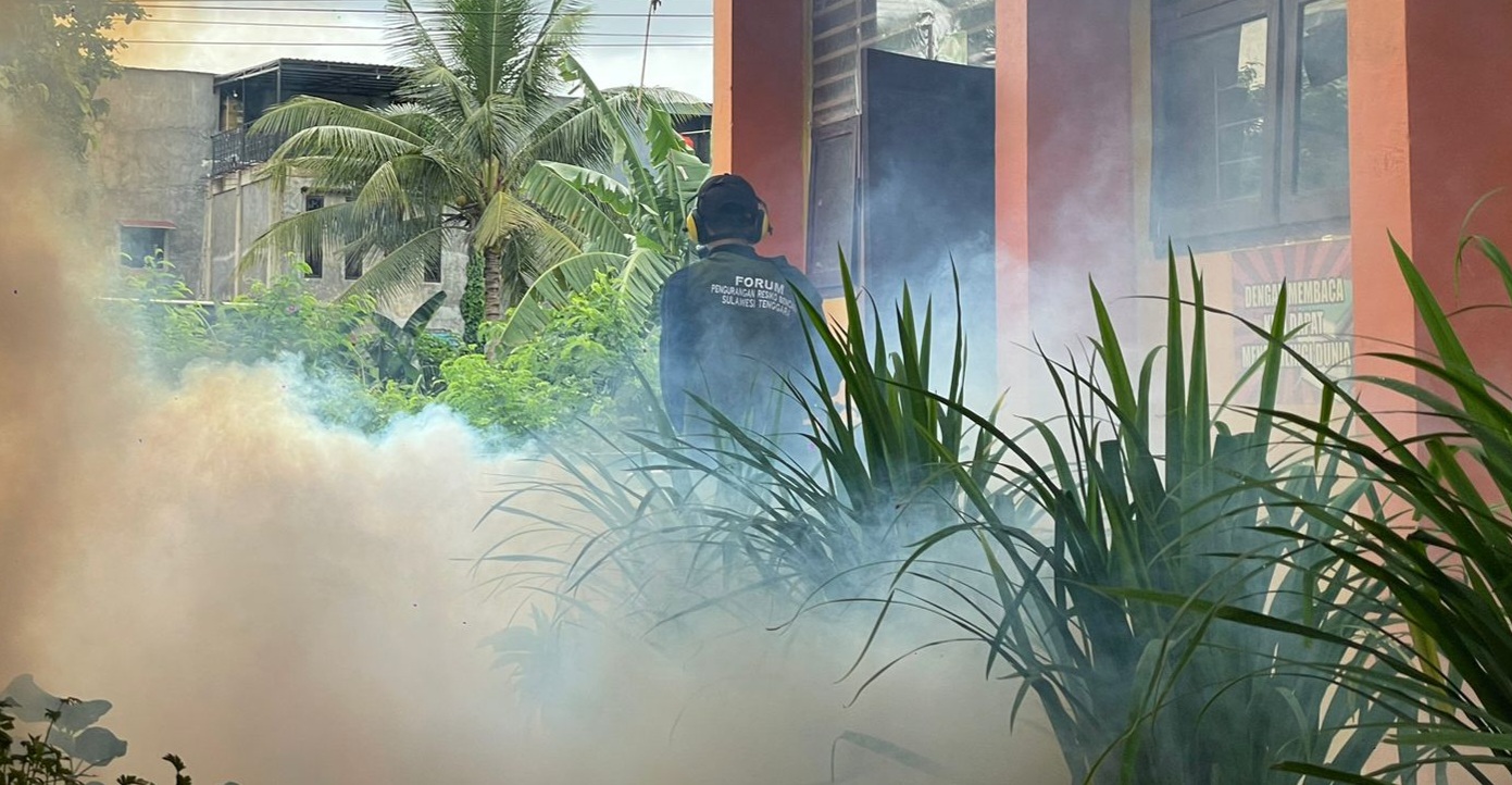 FPRB Sulawesi Tenggara Terus Galakkan Fogging Basmi Demam Berdarah di Kota Kendari