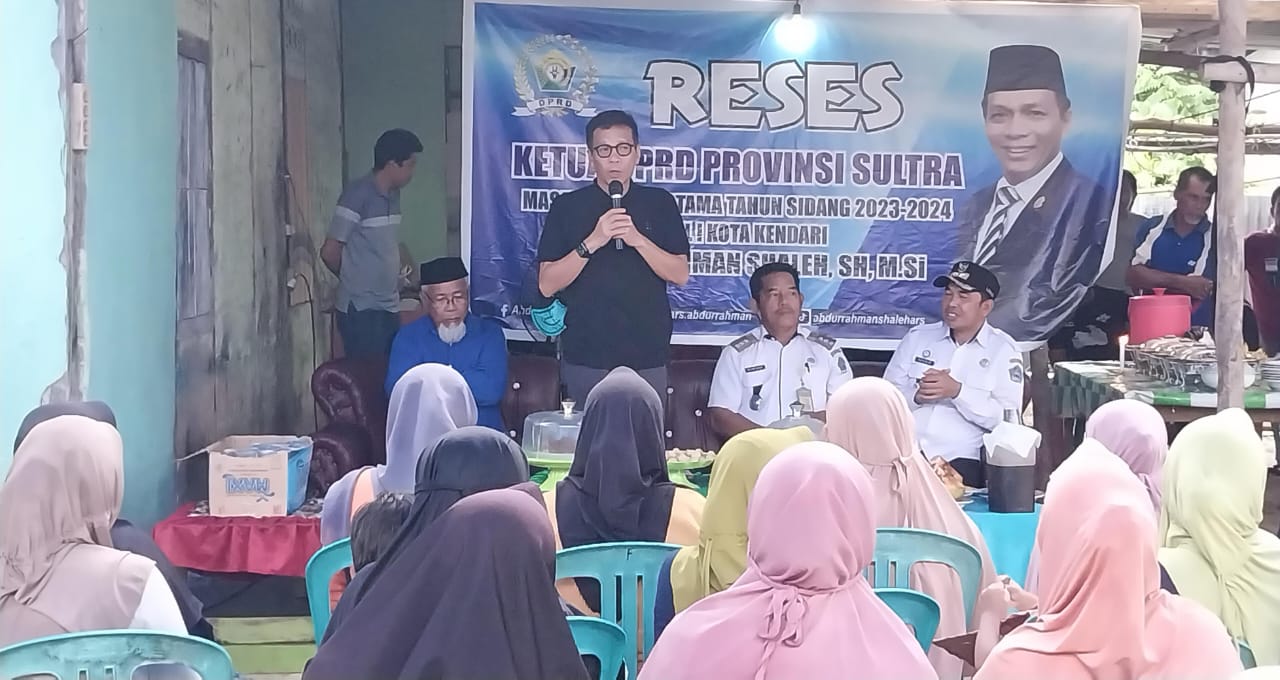 Reses di Nambo, Ketua DPRD Sulawesi Tenggara Imbau Warga Jaga Kondusifitas Wilayah Jelang Pemilu 2024