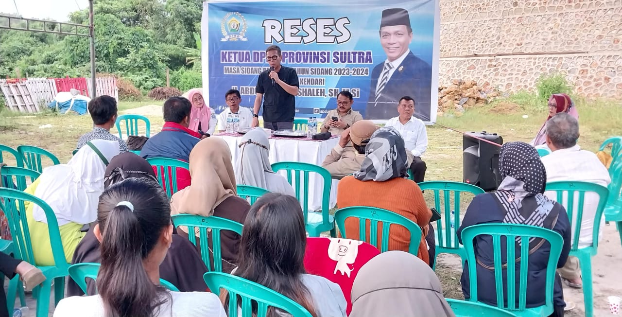 Reses di Kelurahan Anawai Wua-Wua Tak Dihadiri Camat dan Lurah, Ketua DPRD Sultra Kesal