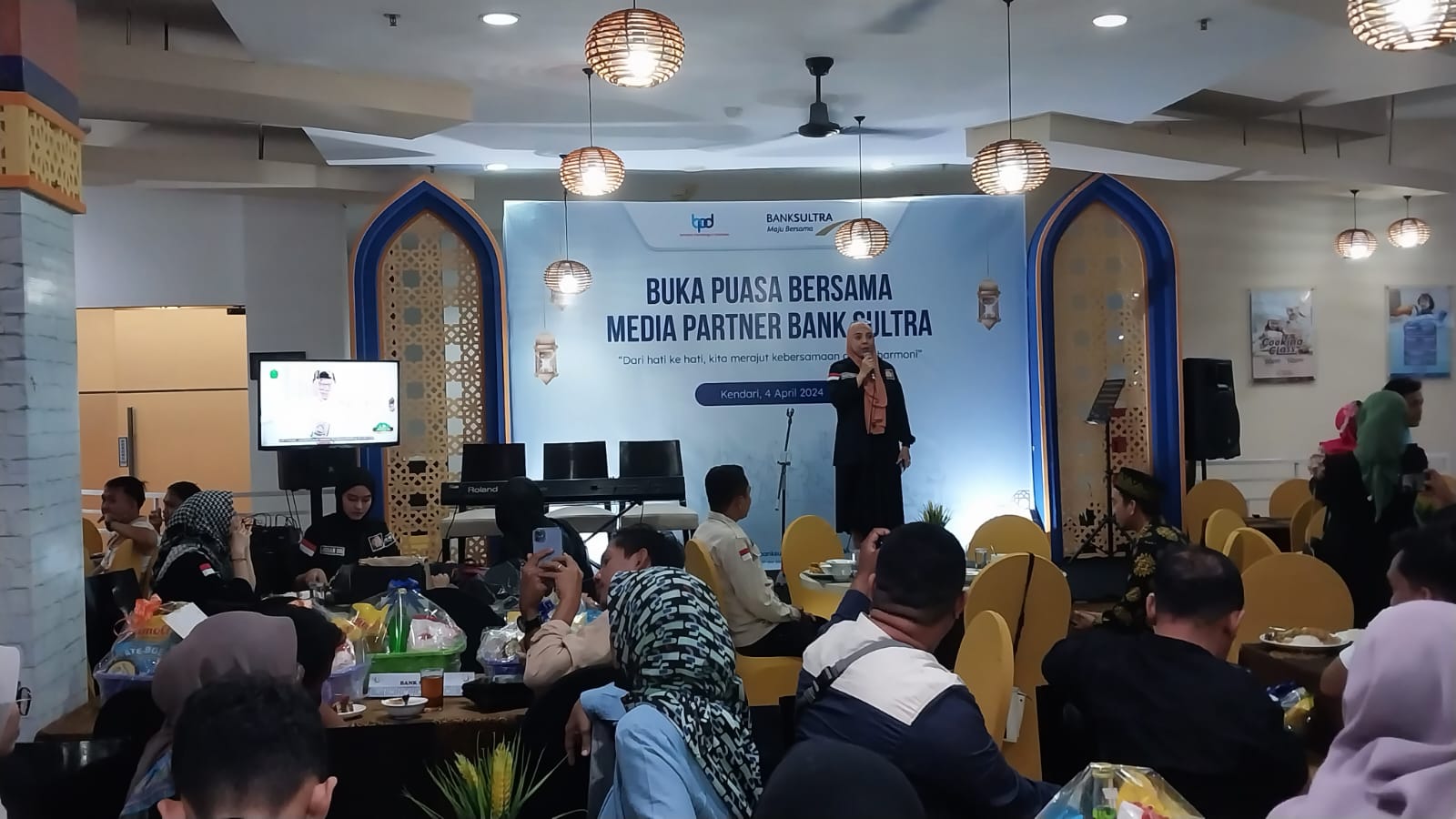Eratkan Silaturahmi, Bank Sultra Gelar Bukber dengan Insan Pers