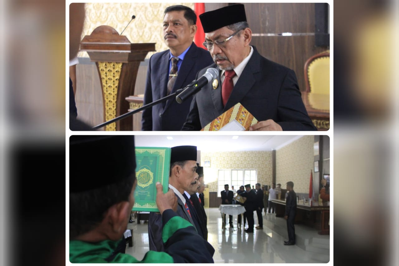 Lantik 31 Eselon II, Plt Bupati Sebut Penyegaran Birokrasi Lingkup Pemkab Muna