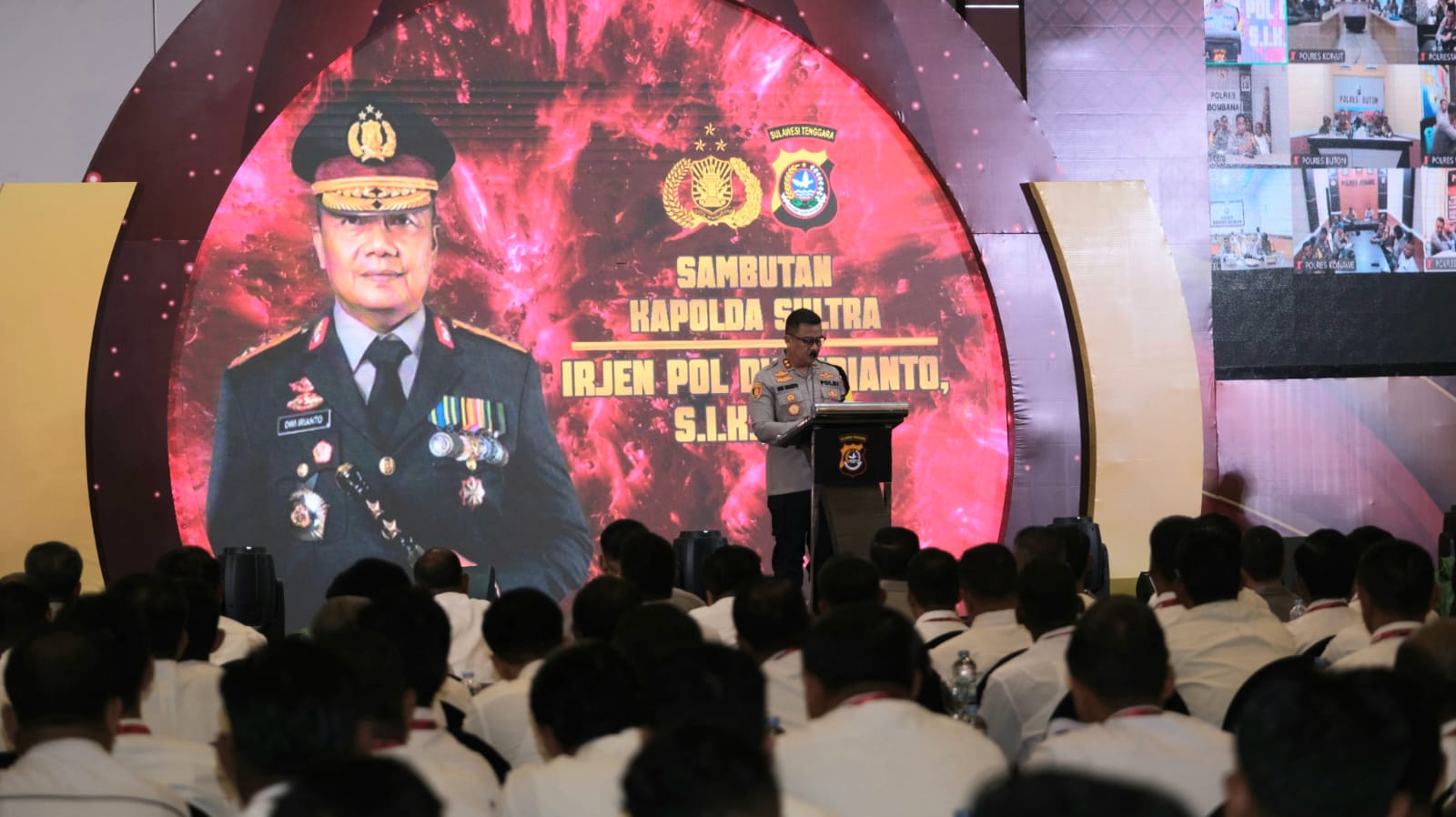 Rakernis Gabungan, Kapolda Sultra Sampaikan Program Transformasi Presisi Kapolri