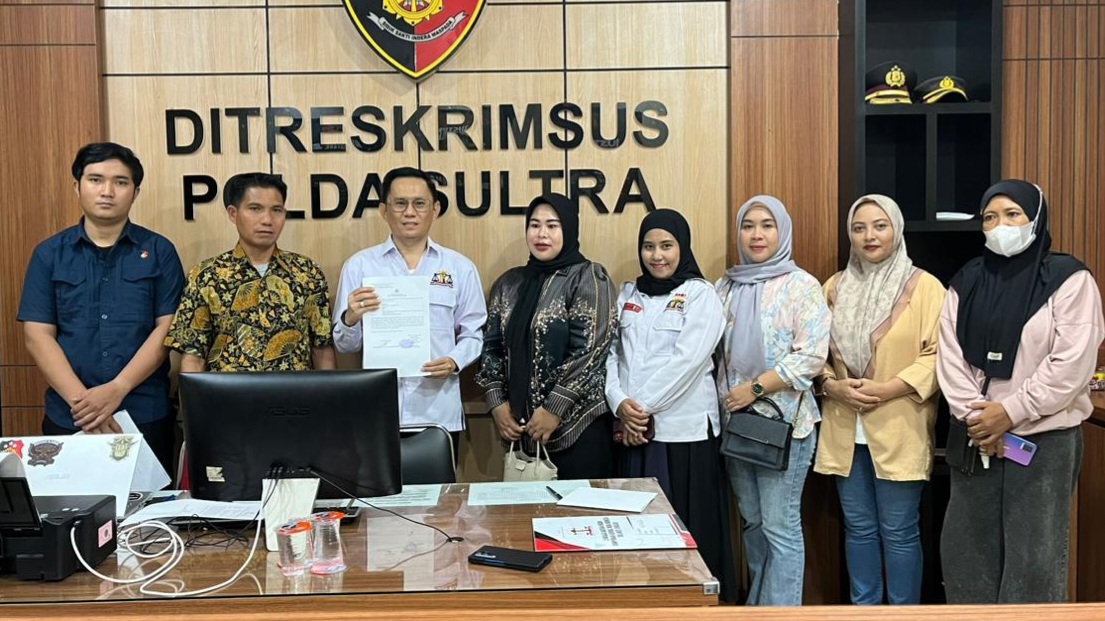 Polemik Chat WhatsApp +620 Guru Mansur Resmi Dilaporkan ke Polda Sultra