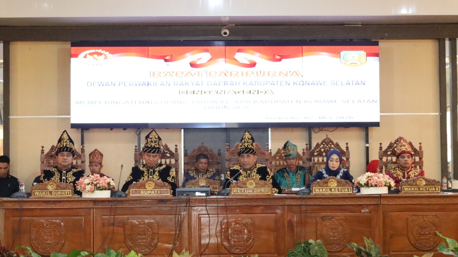 DPRD Konsel Gelar Paripurna HUT ke-23, Momentum Refleksi dan Akselerasi Pembangunan