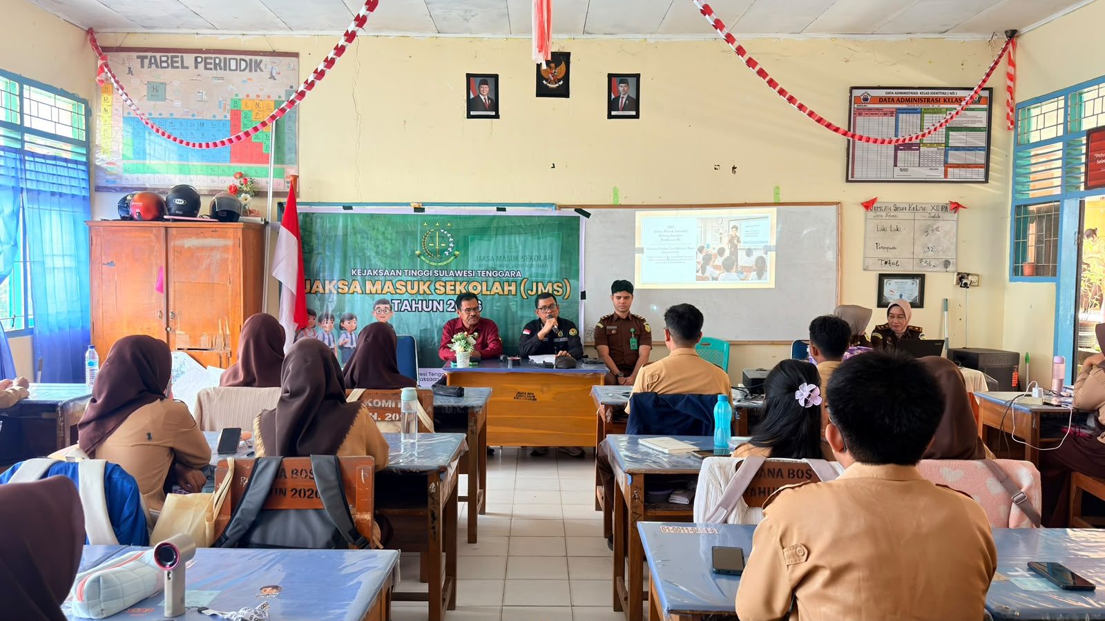 Program Jaksa Masuk Sekolah, Kejati Sultra Edukasi Siswa SMAN 5 Kendari Dampak Kenakalan Remaja dan Bullying