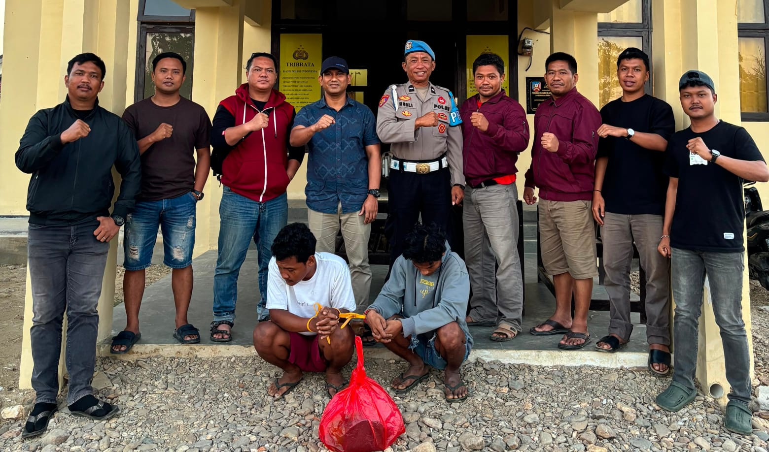 Polres Konsel Ungkap Peredaran Narkoba di Lainea, Amankan Dua Terduga Pengedar dan 49 Saset Sabu