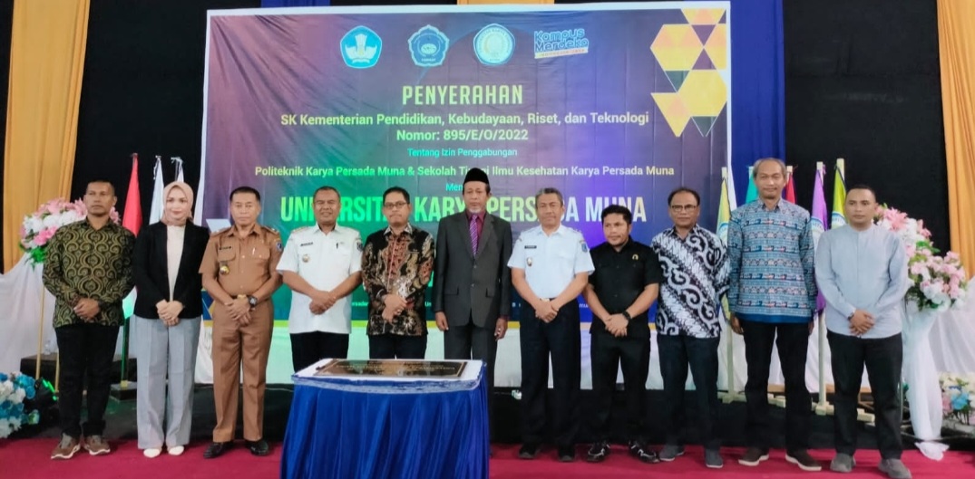 Prof. Usman Rianse Resmi Dilantik Jadi Rektor Universitas Karya Persada Muna