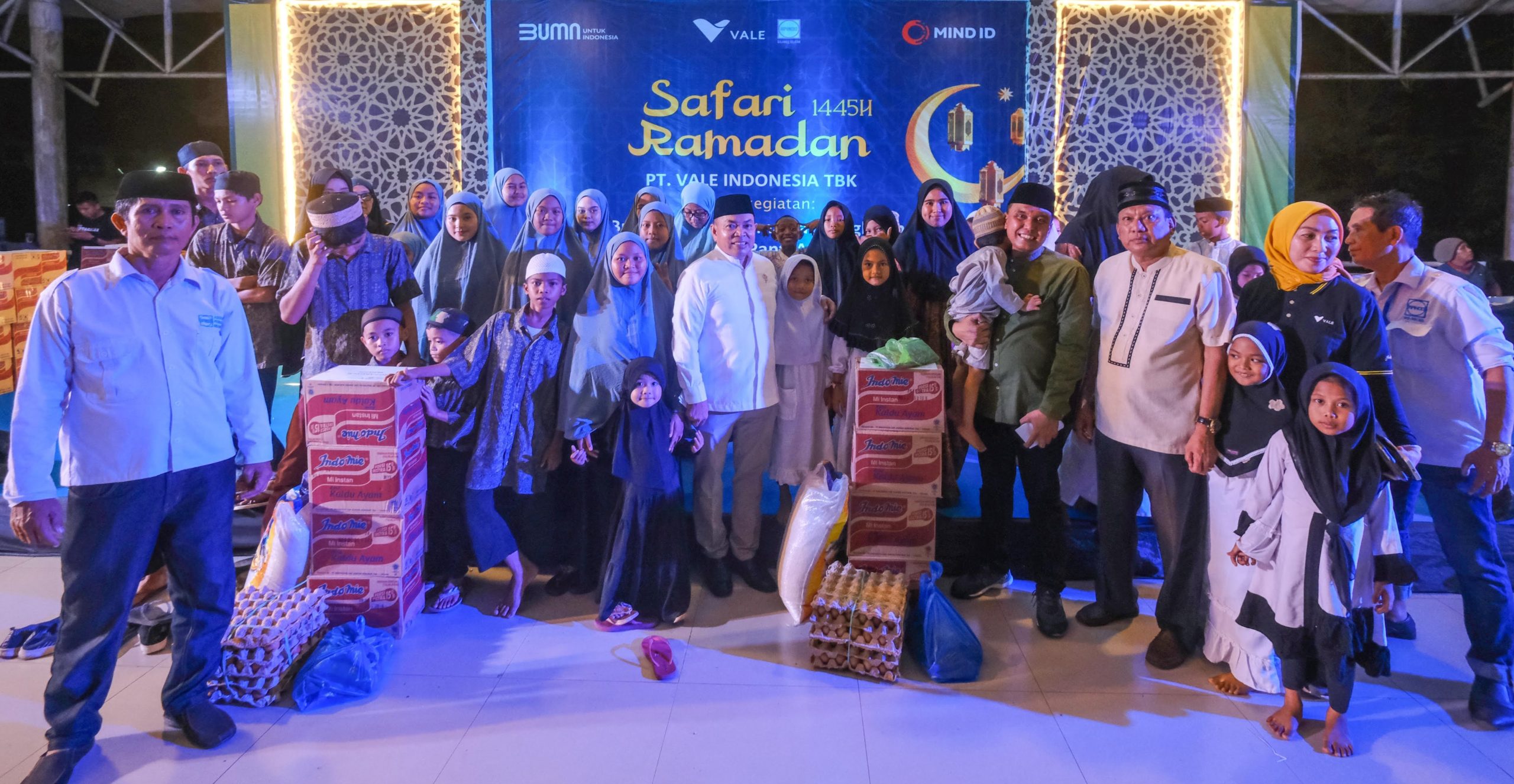 PT Vale Dukung Program Amaliah Ramadan, Bagikan Bingkisan ke 500 Anak Yatim dan 100 Panti Asuhan