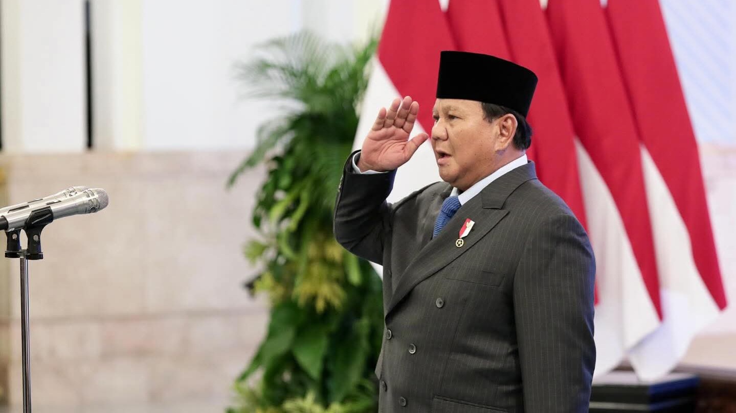 Presiden Prabowo Lantik Dua Menteri dan Tiga Wakil Menteri Kabinet Merah Putih