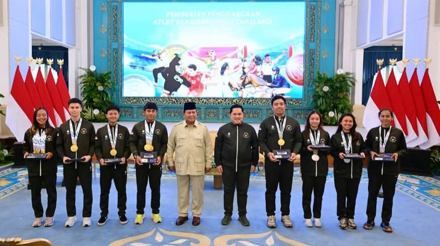 Serahkan Bonus Atlet SEA Games Thailand, Presiden Prabowo Tegaskan Olahraga Cermin Kekuatan Bangsa