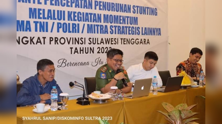 Kadis Kominfo dan Ketua PWI Sultra Jadi Narsum Kampanye Percepatan Penurunan Stunting