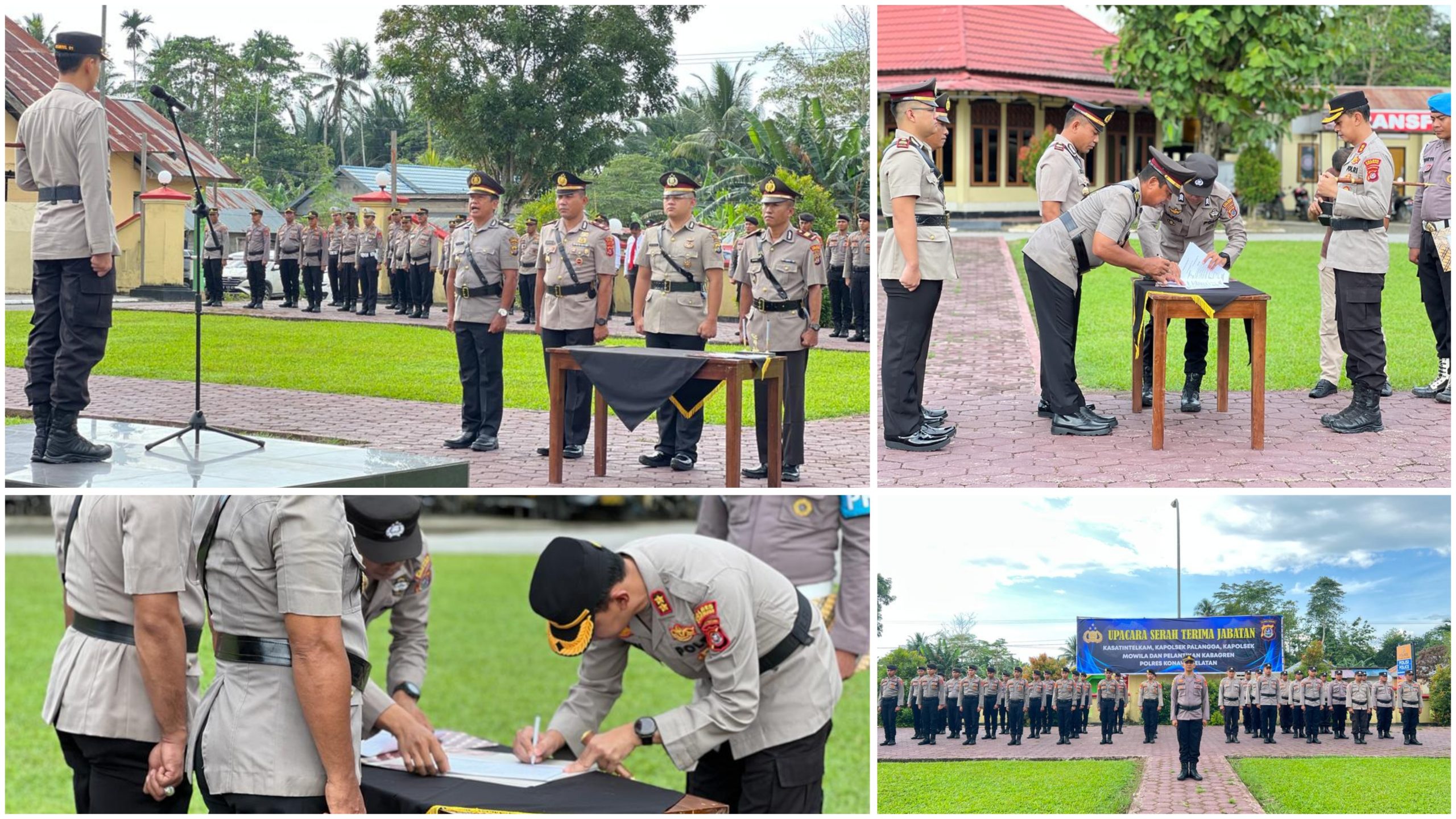 Kabagren dan Kasat Intelkam Polres Konawe Selatan Berganti