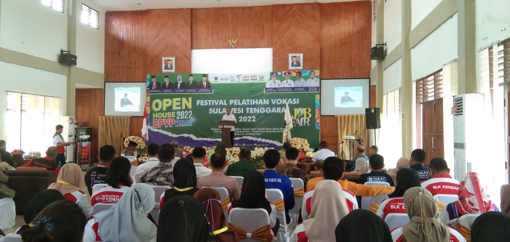 Gelar Open House Vokasi 2022, BPVP Kendari Gandeng Pemprov dan Kadin Sultra