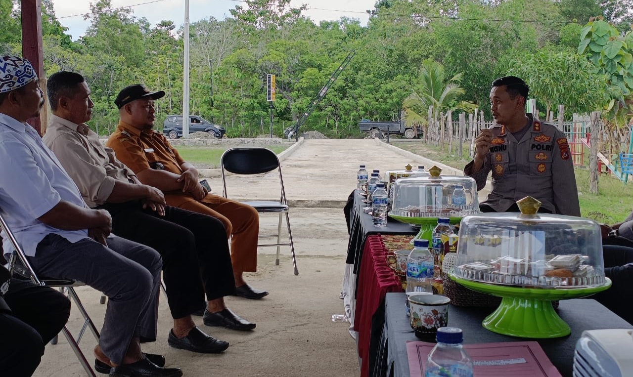 Dihadapan Tokoh Masyarakat Palsel, Kapolres Konsel Tegaskan Semua Laporan Kamtibmas Ditindaklanjuti