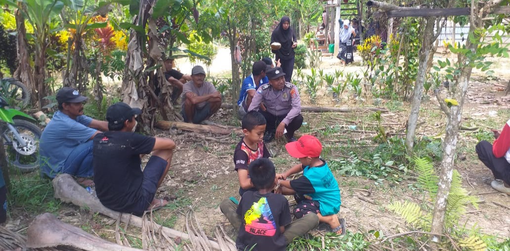 Berikan Rasa Aman Warga, Polsek Benua Gelar Patroli Dialogis