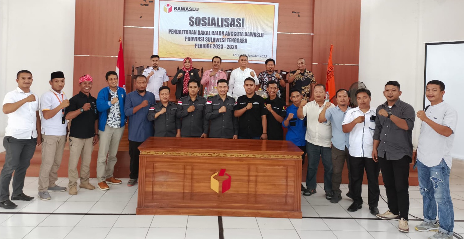 Jelang Rekrutmen Calon Anggota Bawaslu Sultra, Timsel Sosialisasikan Tahapan di Konawe Selatan