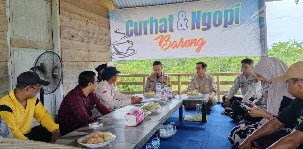 Ngopi Bareng di Angata, Kapolres Konsel Dorong UMKM Tingkatkan Produksi dan Penjualan