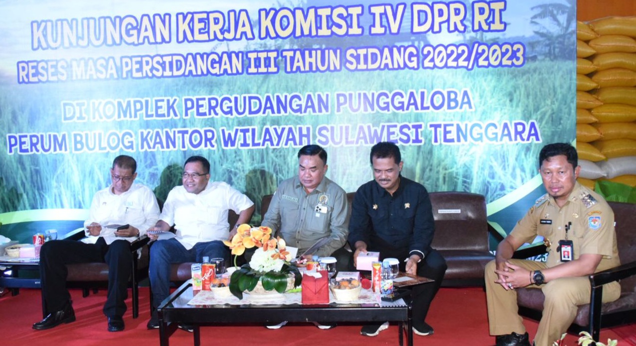 Reses Sidang Ketiga 2023, Komisi IV DPR Pantau Stok Beras di Sultra