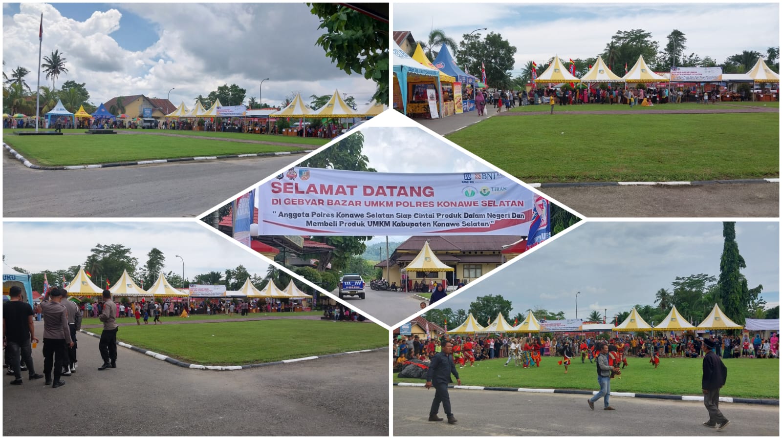 Tekan Inflasi Jelang Ramadan, Polres Konsel Gelar Bazar Bersama Pelaku UMKM Binaan Bhayangkari
