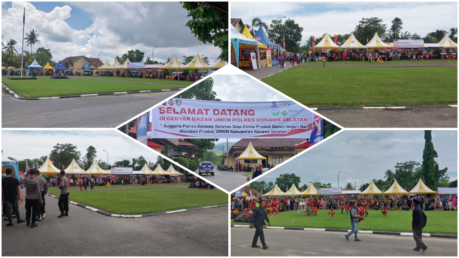 Tekan Inflasi Jelang Ramadan, Polres Konsel Gelar Bazar Bersama Pelaku UMKM Binaan Bhayangkari