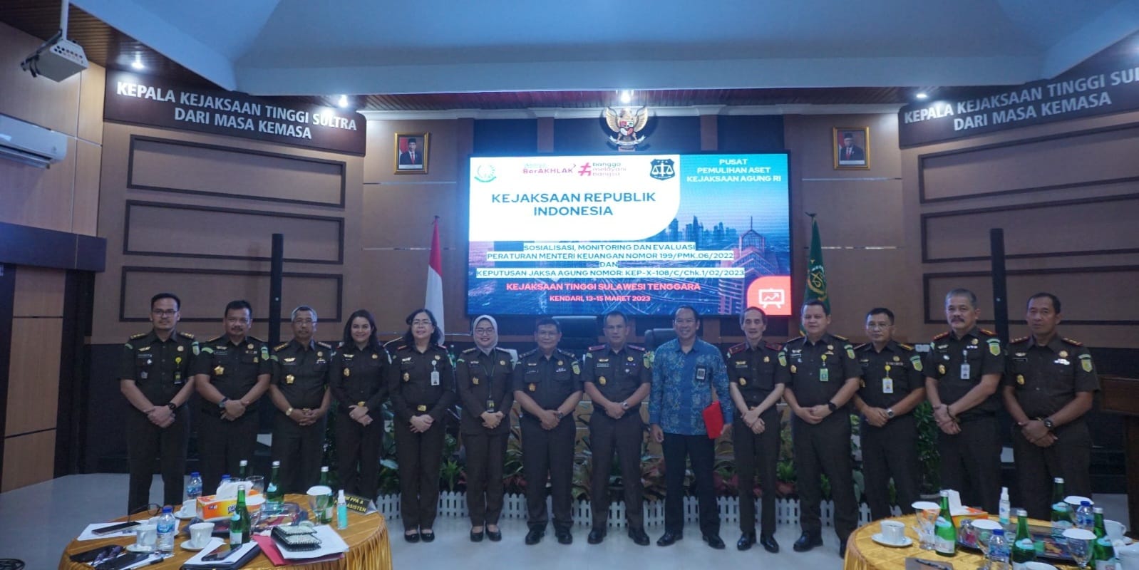 Kajati Sultra Ikuti Sosialisasi dan Evaluasi Pemulihan Aset