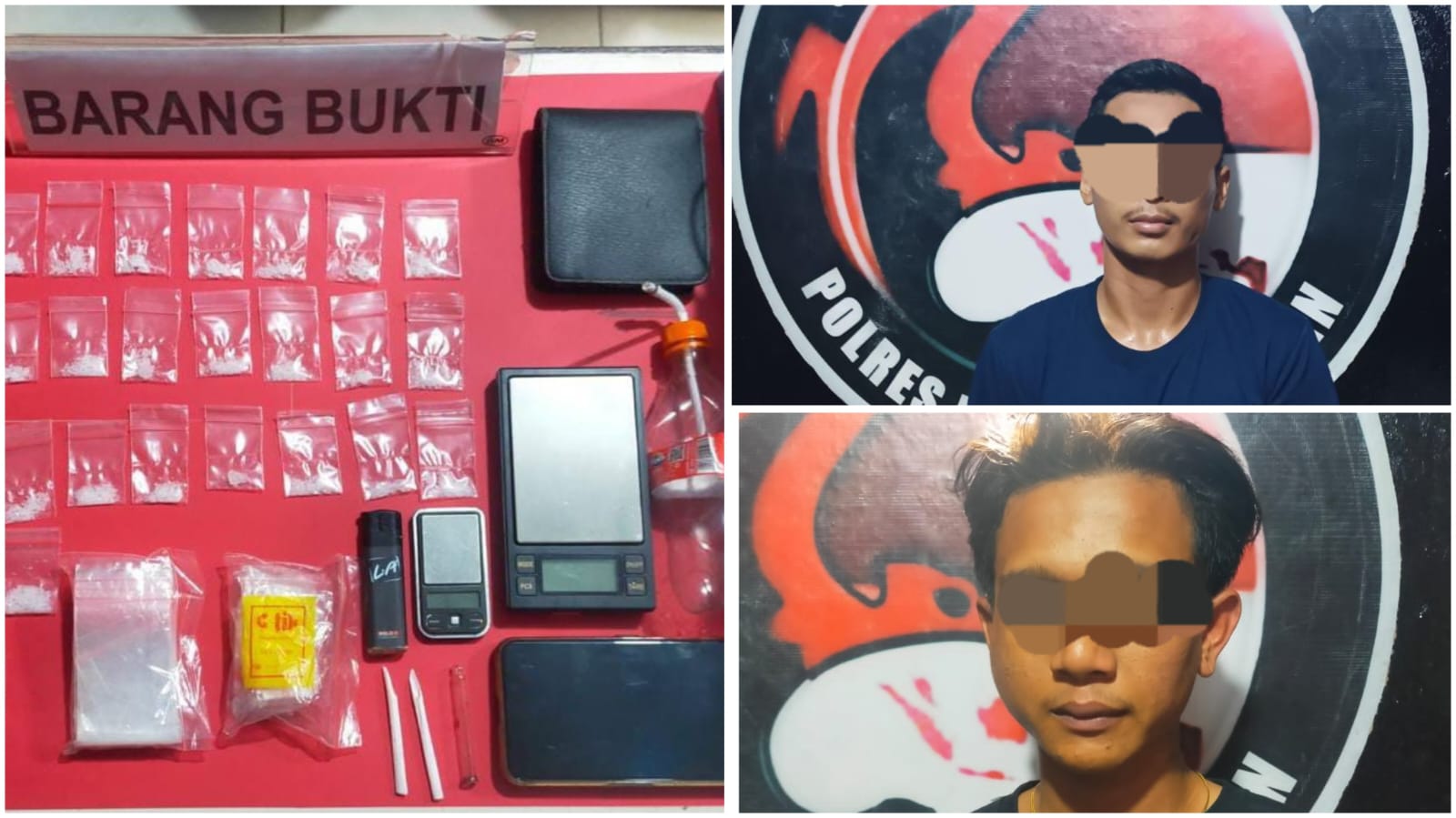 Simpan Sabu 37 Paket, Kedua Pemuda Ini Ditangkap Polisi Konsel