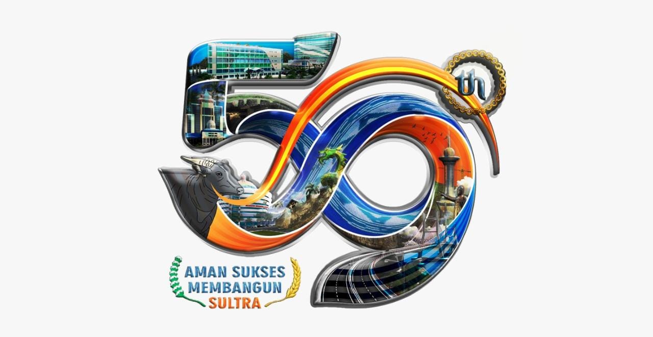 Pemprov Sultra Resmi Merilis Logo dan Tema HUT ke-59