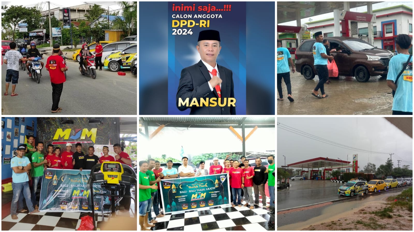 Ramadan 2023, Komunitas Mobil AACSI Family Kendari Bersama MJM dan Mansur Berbagi Takjil