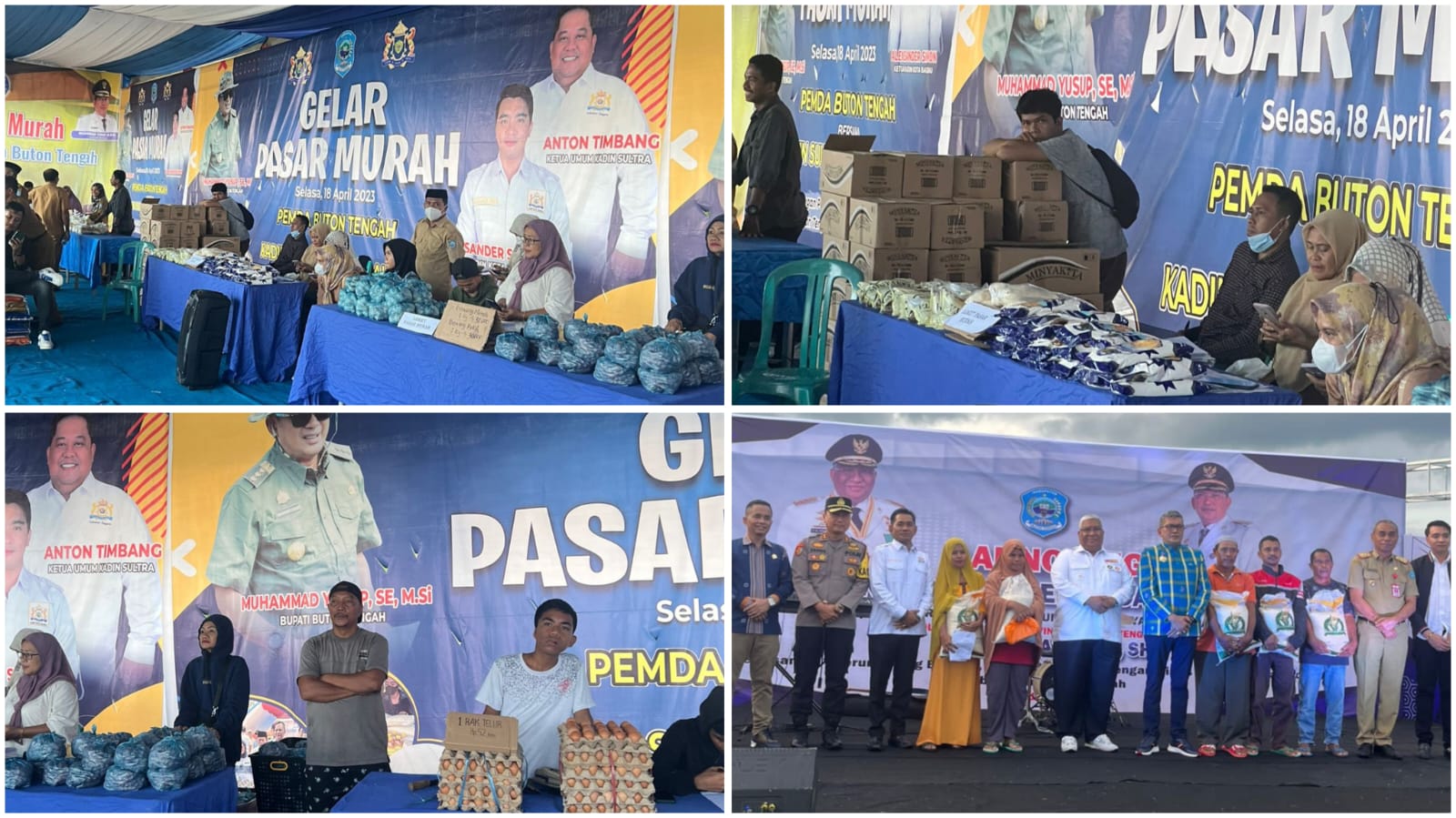 Usai Kendari, Kadin Sultra Lanjut Gelar Pasar Murah di Buteng