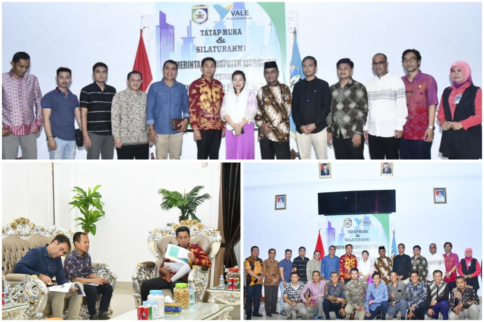 Kokohkan Sinergitas, PT Vale Silaturahmi Bersama Pemkab Morowali