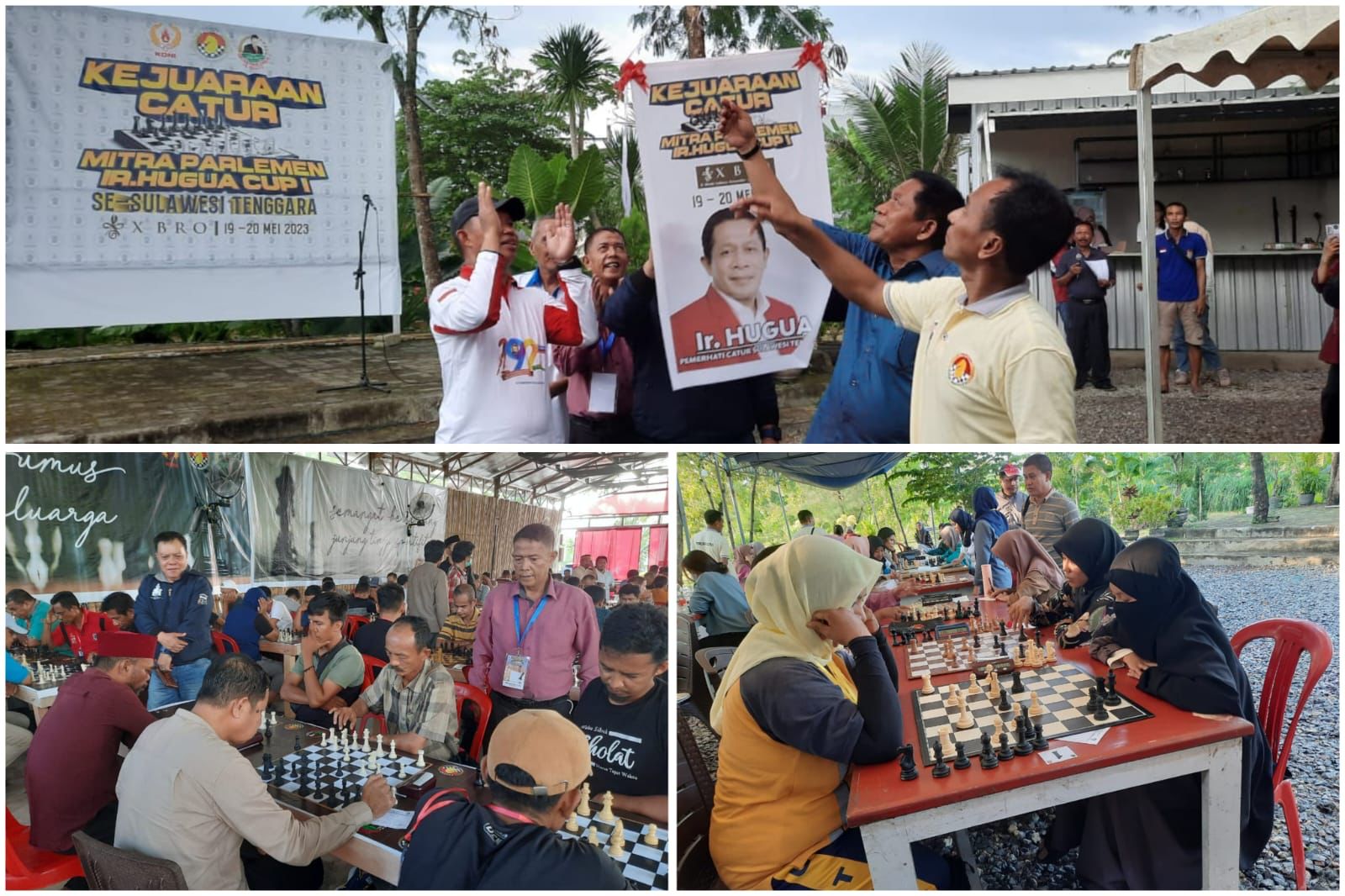 Resmi Digelar, Turnamen Catur Hugua Cup I Diikuti 268 Peserta